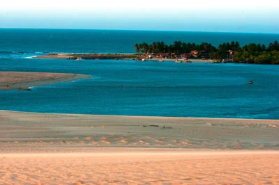 Dez motivos para conhecer o melhor da costa brasileira, imagem da foz do rio mundaú