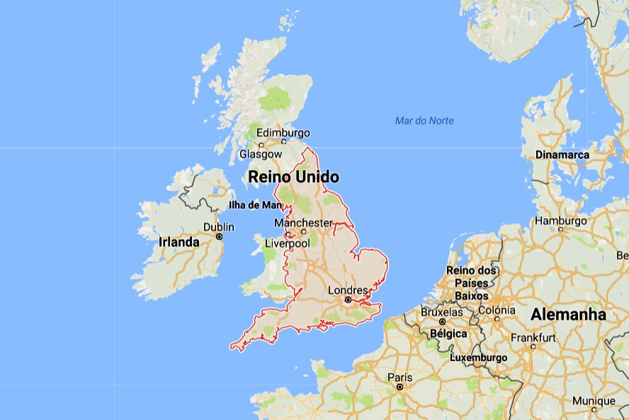 ONG lança aplicativo sobre praias, mapa do Reino Unido, mapa do Reino Unido