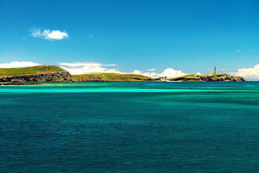 Índice de Saúde do Oceano , Imagem da ilha de Santa Bárbara, Abrolhos.