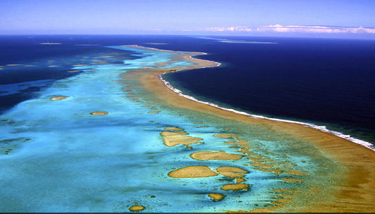 barreira de coral da Nova Caledônia, área marinha protegida na França