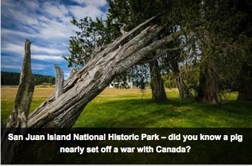 Áreas marinhas protegidas nos USA, imagem do San Juan National Historic Park, nos USA