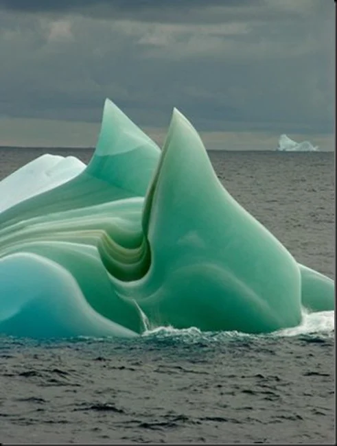 cores de um iceberg, imagem iceberg verde