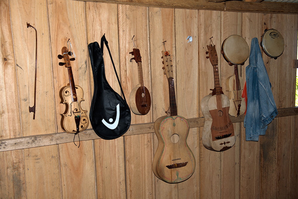  imagem de instrumentos-do-fandango no Parque Nacional do Superagui, Paraná