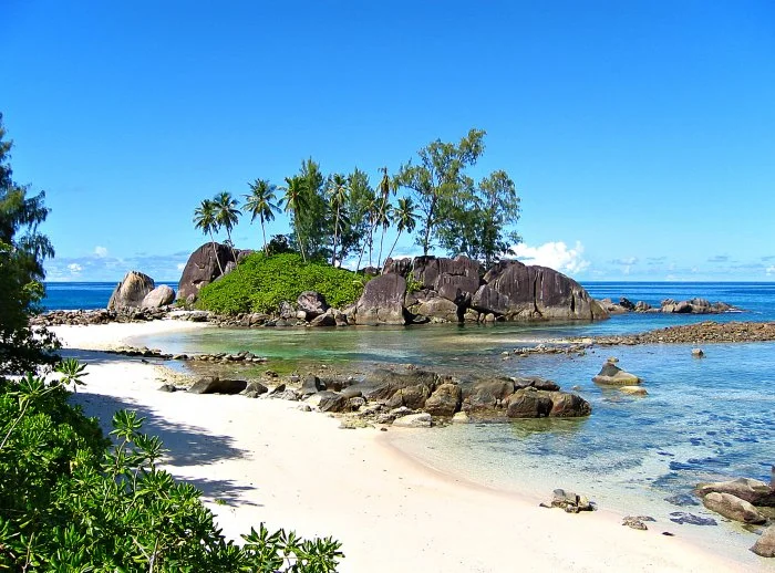mudança no clima do Pacífico, imagem das ilhas seychelles
