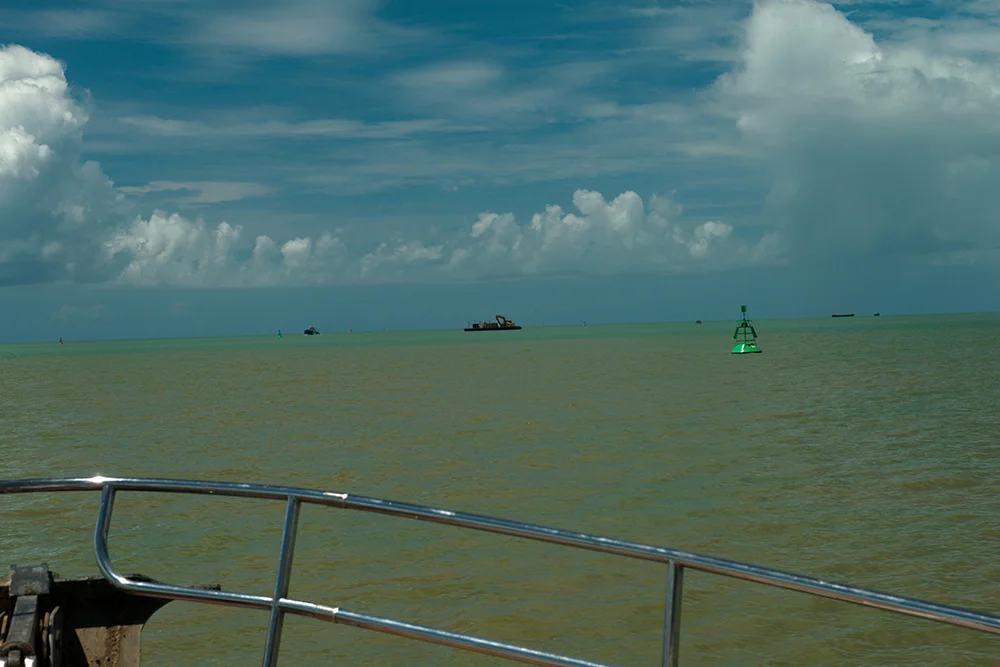 canal-de-entrada do porto de Caravelas, Bahia