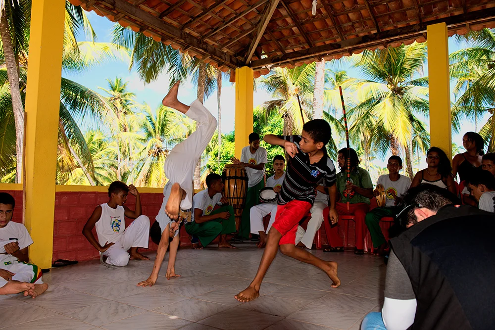 Aulas de capoeira - Rebio de Santa Isabel