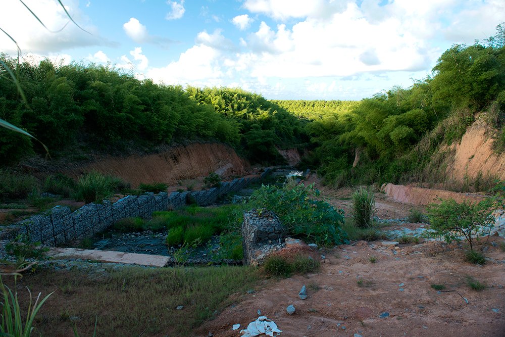 erosão na Reserva Extrativista Acaú-Goiana
