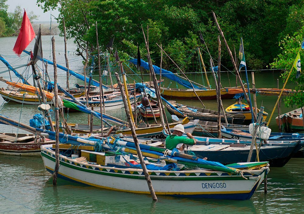  porto de pescadores na Reserva Extrativista de Caeté-Taperaçu