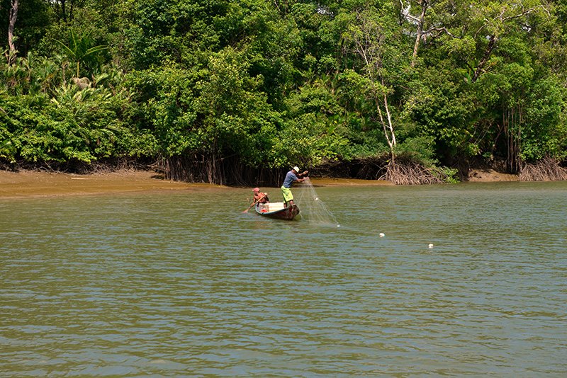  rede de pesca na Reserva Extrativista de Soure, Ilha do Marajó