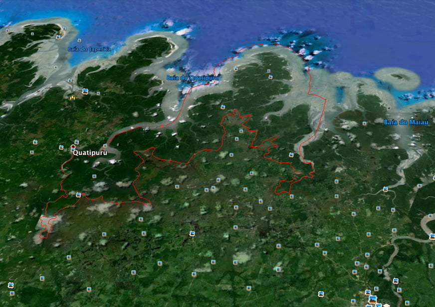 mapa-resex marinha de Tracuateua