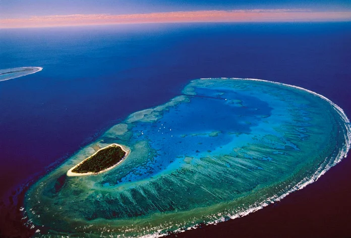 imagem de ilha-e-coral austrália