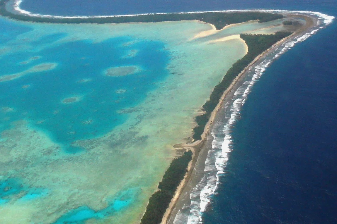 Lugares que podem ser tragados pelo mar, imagem de tuvalu