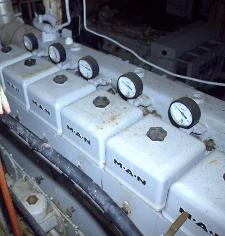  imagem do motor de motor de navio 
