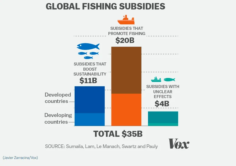 Indecentes e insustentáveis subsídios à pesca