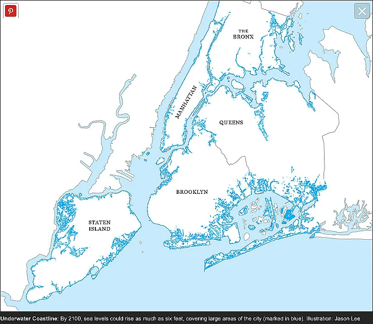 Oceanos, saúde no limite, imagem de mapa mostrando nova iorque