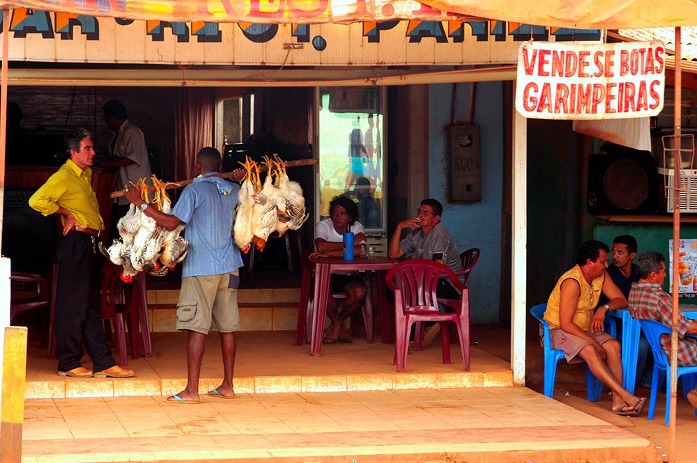 O litoral do Amapá, imagem de vendedor de frangos