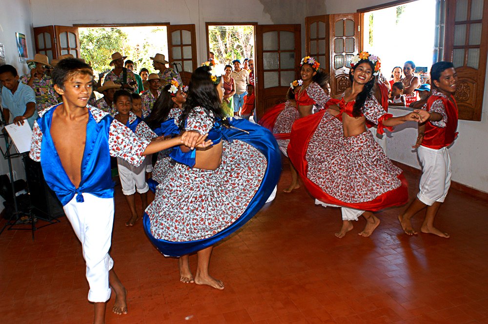 Litoral de Belém e llha de Marajó, imagem de dança do carimbó