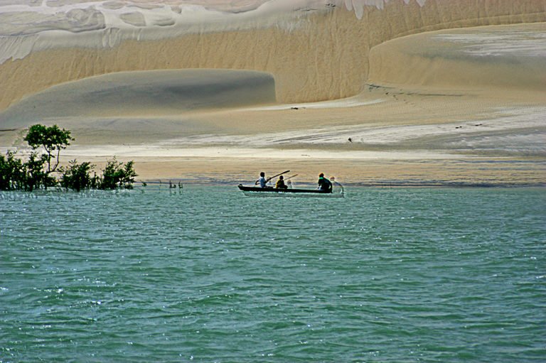 Litoral norte do Maranhão, imagem da ilha dos Lençóis