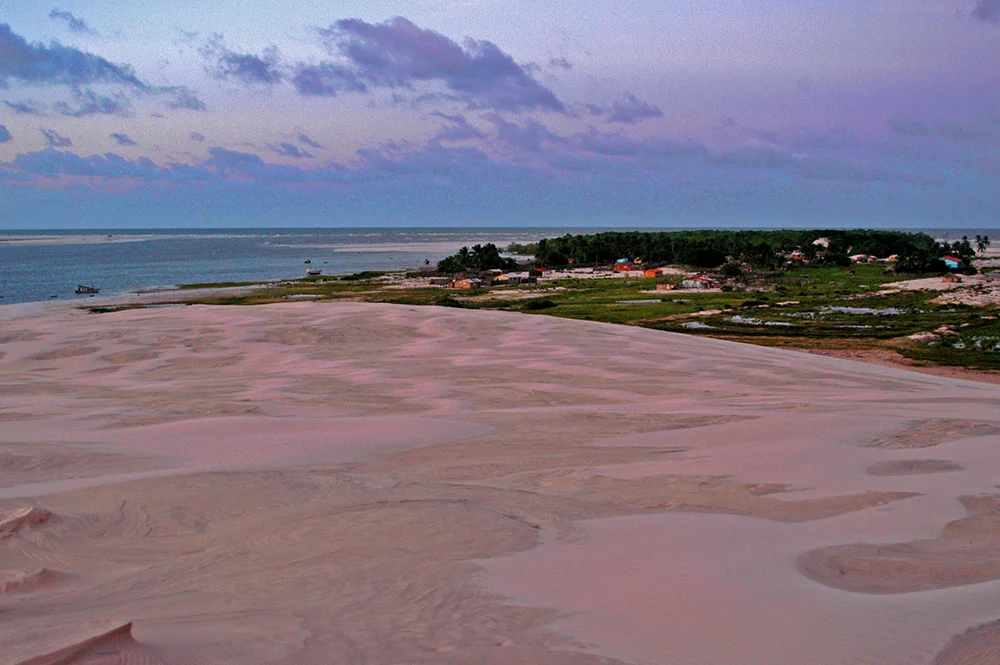 Litoral norte do Maranhão, imagem da ilha dos Lençóis, Maranhão