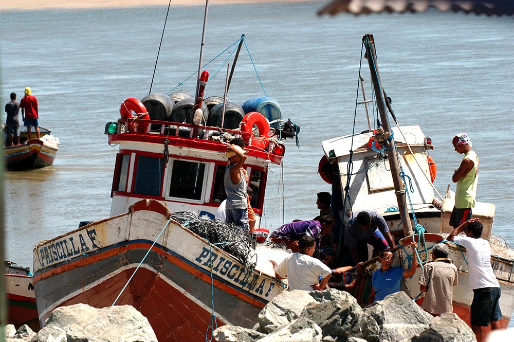 Litoral Sul do Maranhão, imagem de barcos de pesca