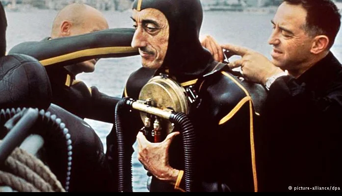 Regulador de mergulho uma invenção de Jacques Custeau
