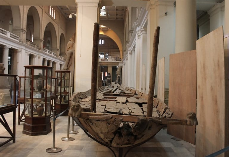 Dahshur barco, Museu Egípcio