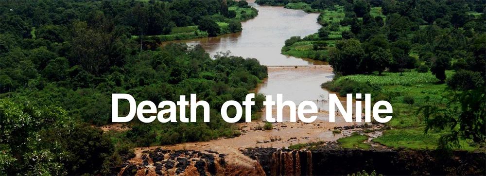imagem do rio nilo na matéria da BBC sobre a morte do rio nilo