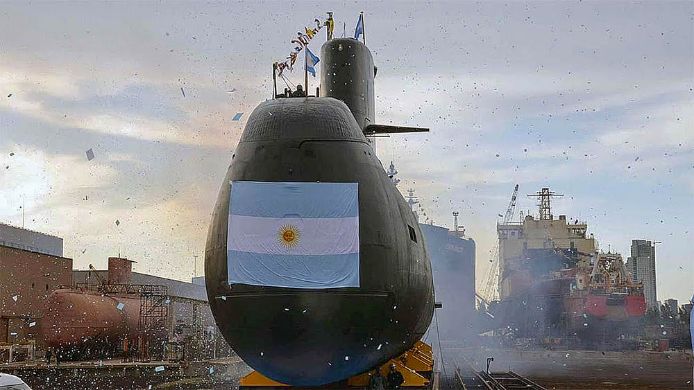 imagem do submarino ARA San Juan