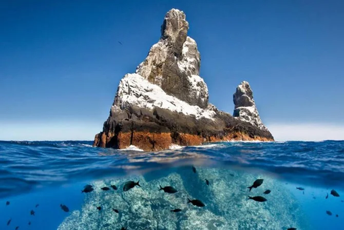 imagem de ilhota na nova área marinha protegida criada pelo México
