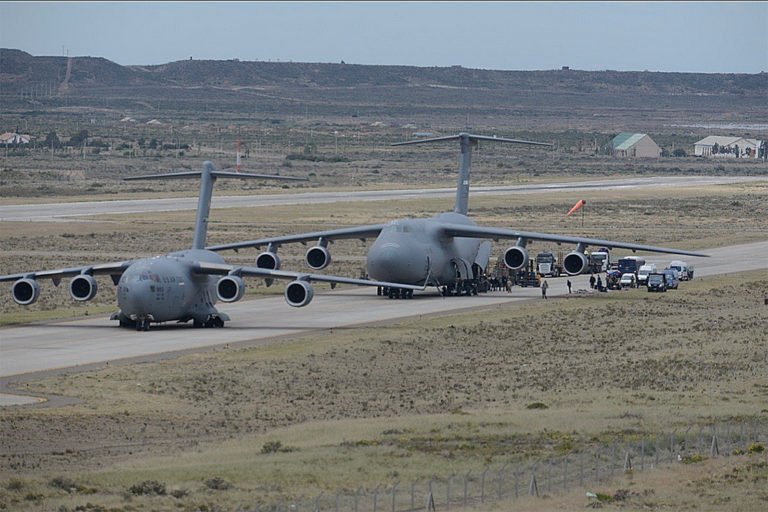 Imagens de aviões dos USA