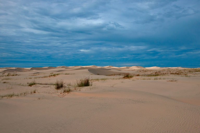imagem de dunas no parque nacional da lagoa do peixe