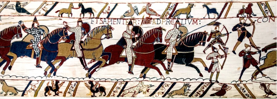 imagem da batalha de Hastings (1066)