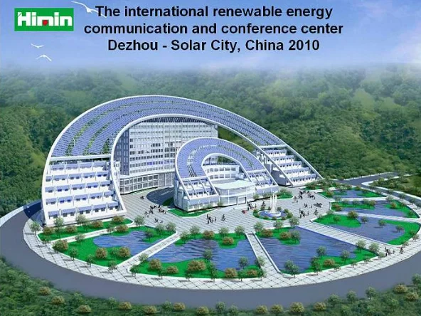 imagem do centro de energia renovável em Dezhou, China