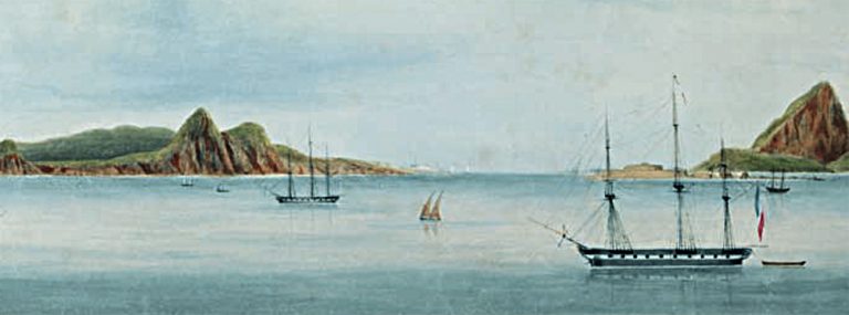 Gravura do rio de janeiro no século 19
