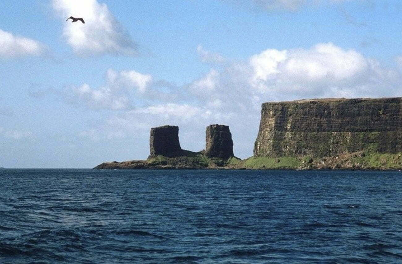 imagem da ilha Kurgelen.