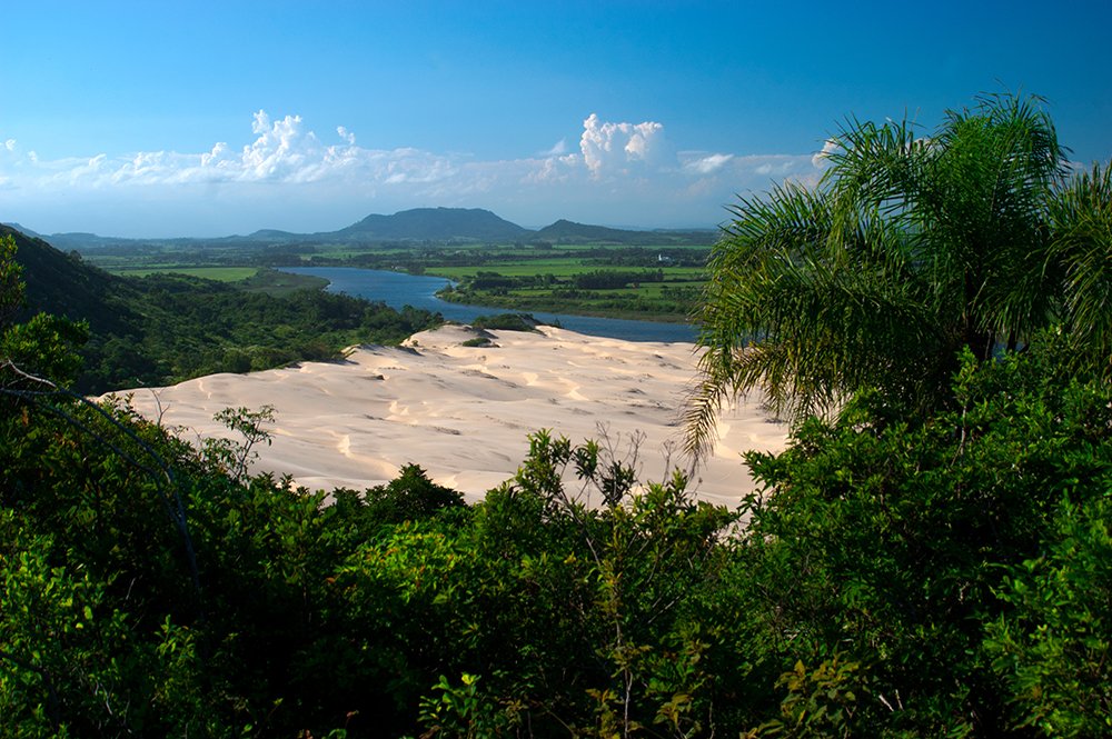 imagem do rio Araranguá