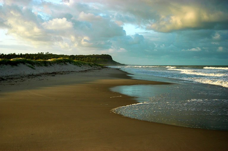 imagem da praia do Miriri não destruída graças a Constituição estadual da Paraíba