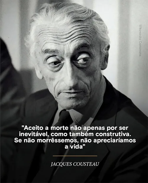 frase famosa de Cousteau