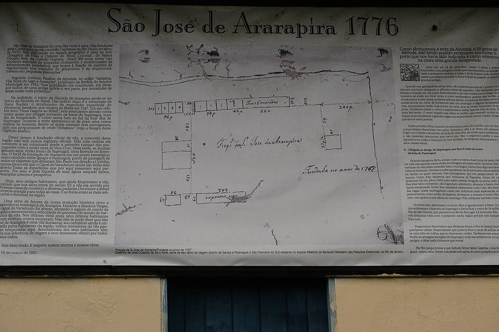 imagem de placa em São José de Ararapira, Paraná