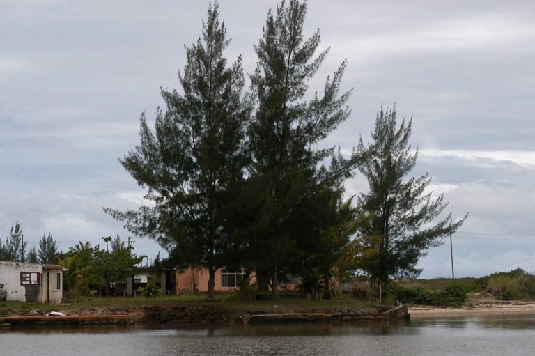imagem de pinos no rio ribeira de iguape, Litoral centro, e sul de São Paulo