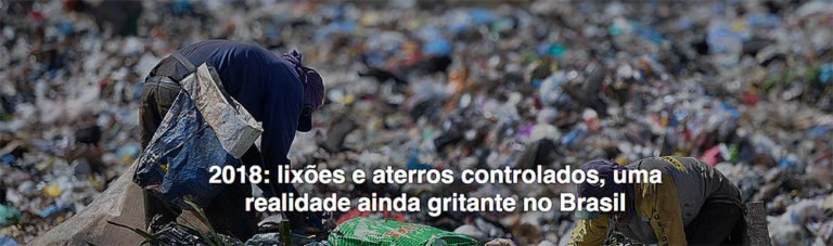 imagem de lixão a céu aberto