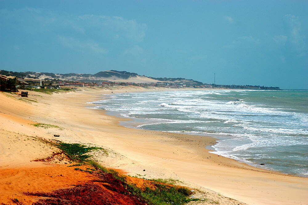 imagem da praia de Búzios, Rio Grande do Norte.