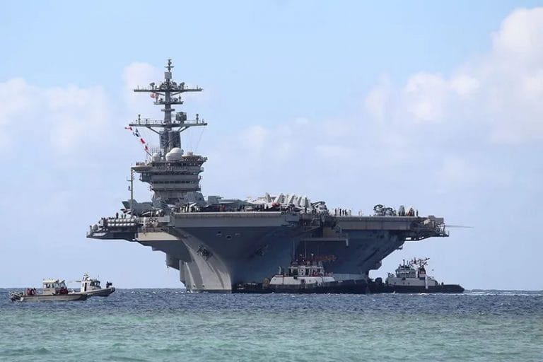 USS Abraham Lincoln.