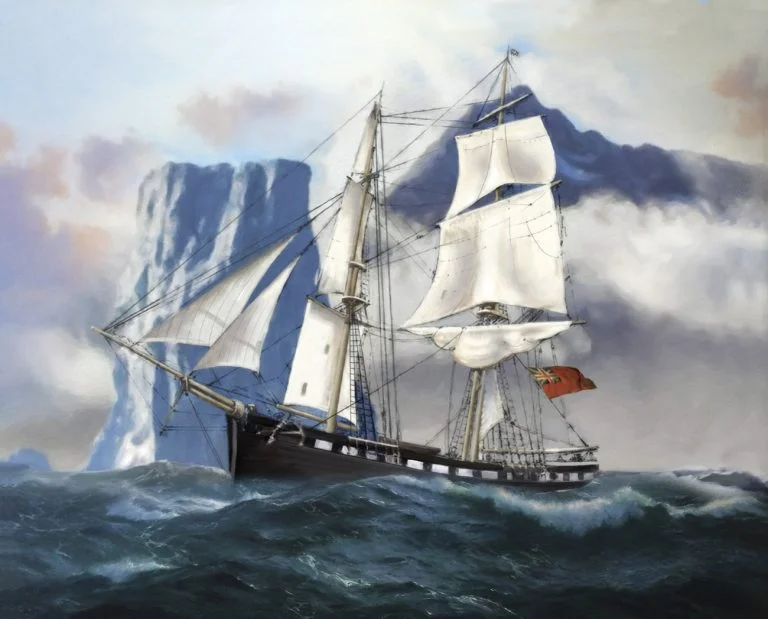 pintura do navio Williams, de William Smith
