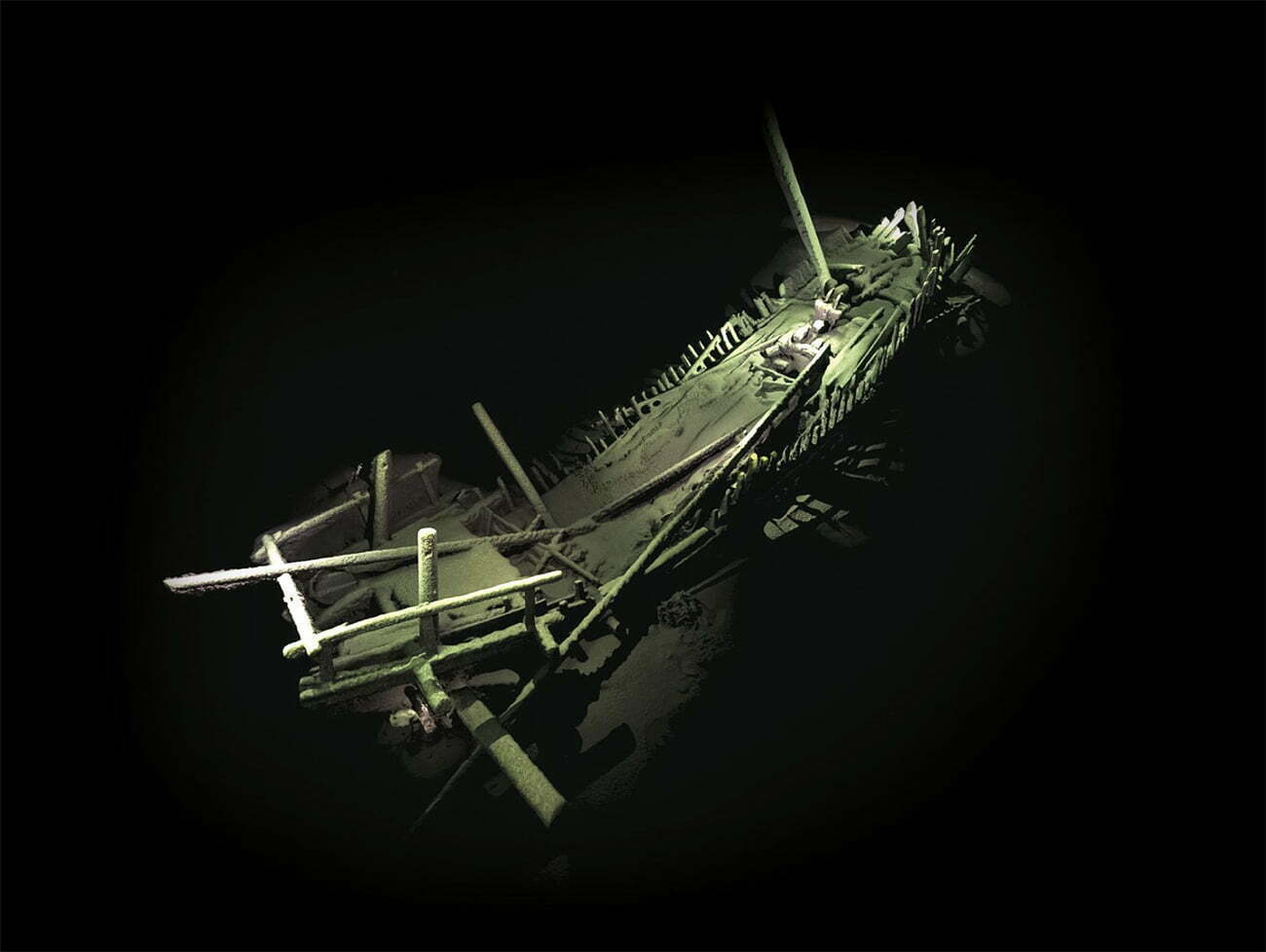 imagem de naufrágio no Mar Negro