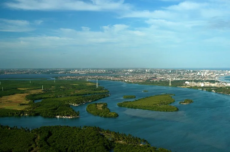 imagem de lagoas costeiras em Maceió