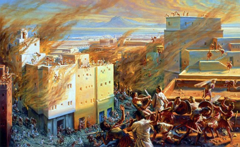 Ilustração do fim de Cartago