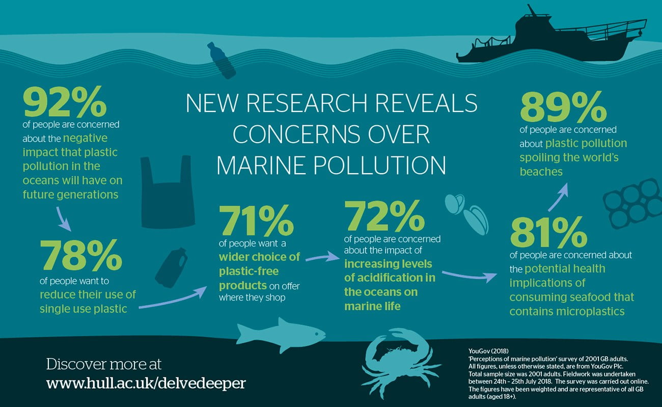 infográfico mostra poluição sonora marinha e suas consequências