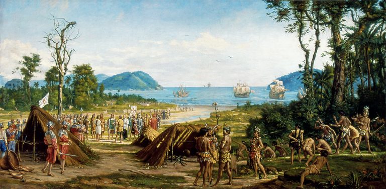 pintura mostra fundação de São Vicente