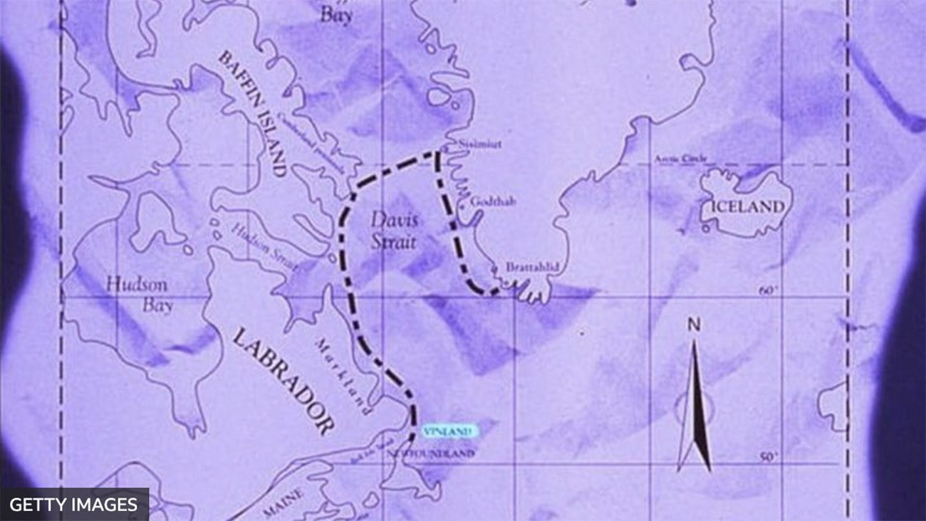 Imagem de mapa Viking